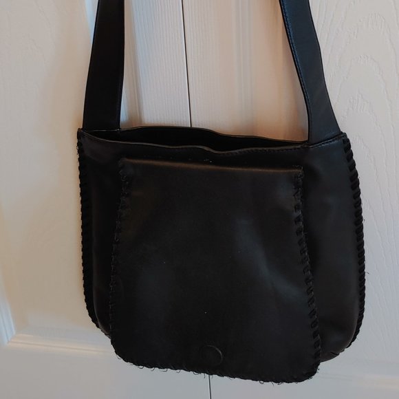 Lady's Black Leather purse by Andrew Marc/New York - Picture 1 of 3